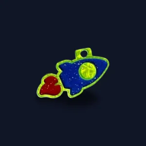 The Pierre II- Blue/Lime/Red