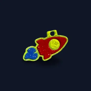 The Pierre II- Red/Lime/Blue