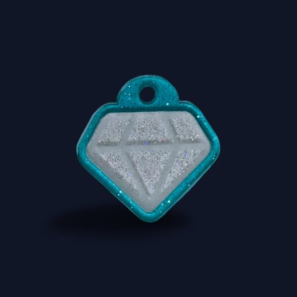 The Chloé - Teal & White Sparkle
