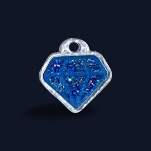 The Chloé - Sapphire Glitter Ripple