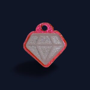 The Chloé - Hot Pink Ripple/White Sparkle