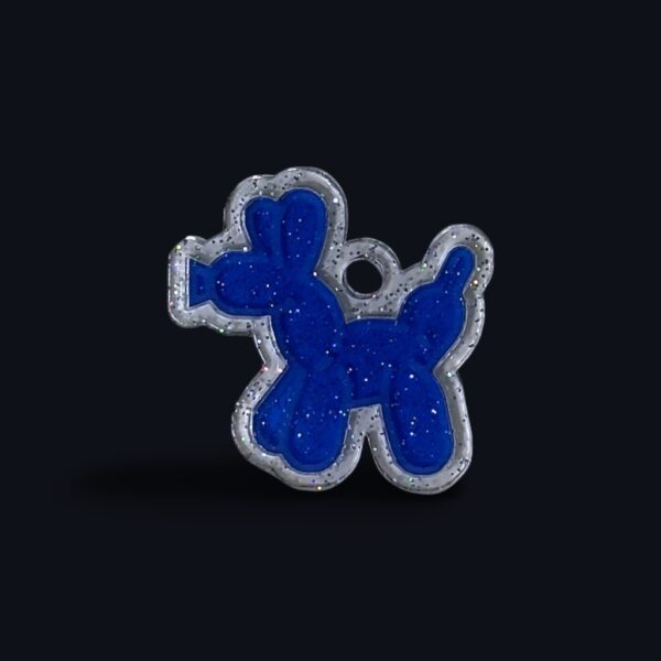 Balloon Dog - The Shiloh - Blue Glitter