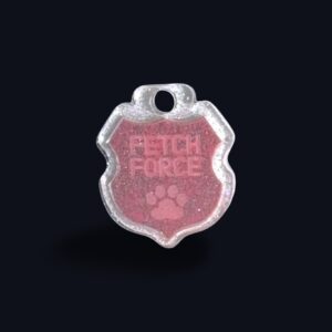Badge - The Charlie - Sparkle Pink