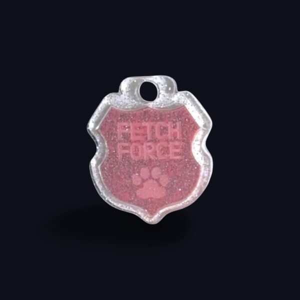 Badge - The Charlie - Sparkle Pink