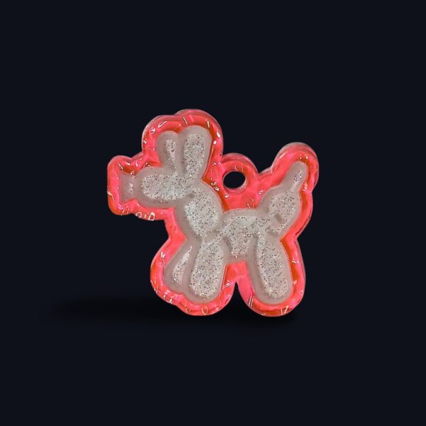 Balloon Dog - The Shiloh - Neon Pink/White