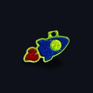 Spaceship - The Pierre - Blue/Lime/Red