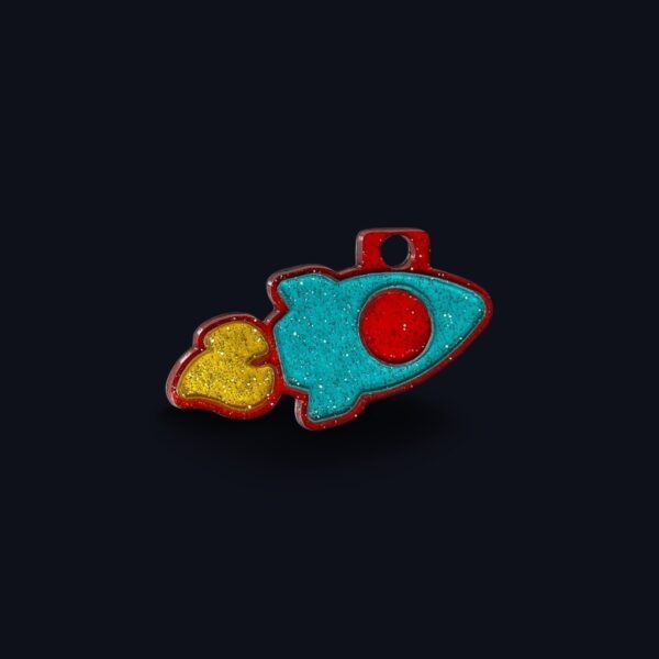 Spaceship- The Pierre- Teal/Red/Yellow