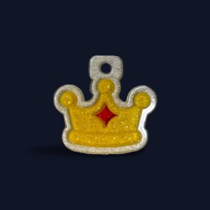 The Chloé Crown - Gold & Red