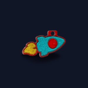 The Pierre II- Teal/Red/Yellow
