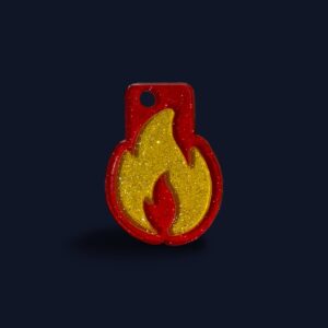 Fuego - Sparkle Golden & Red