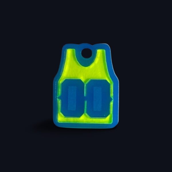 Basketball Jersey - The Buddy - Highlighter & Blue
