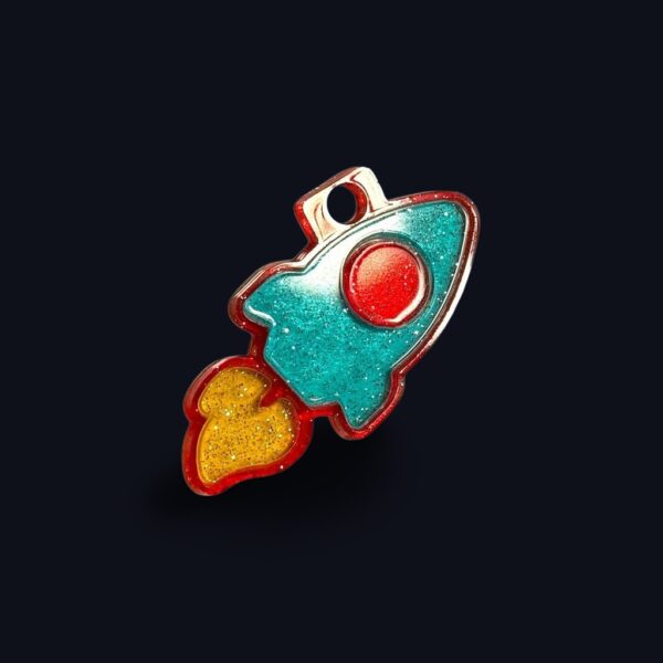 Spaceship- The Pierre- Teal/Red/Yellow - Image 2