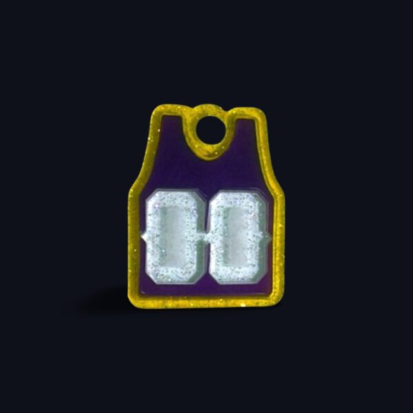 Basketball Jersey - The Buddy -Purple/Gold/White