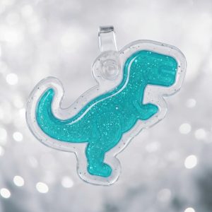 T-Rex-The Trixy- Teal Glitz