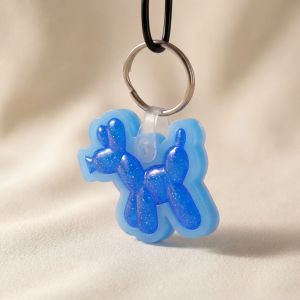 Balloon Dog - The Shiloh - GLOW! Blue Shimmer
