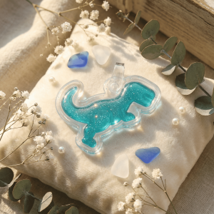 T-Rex-The Trixy- Teal Glitz