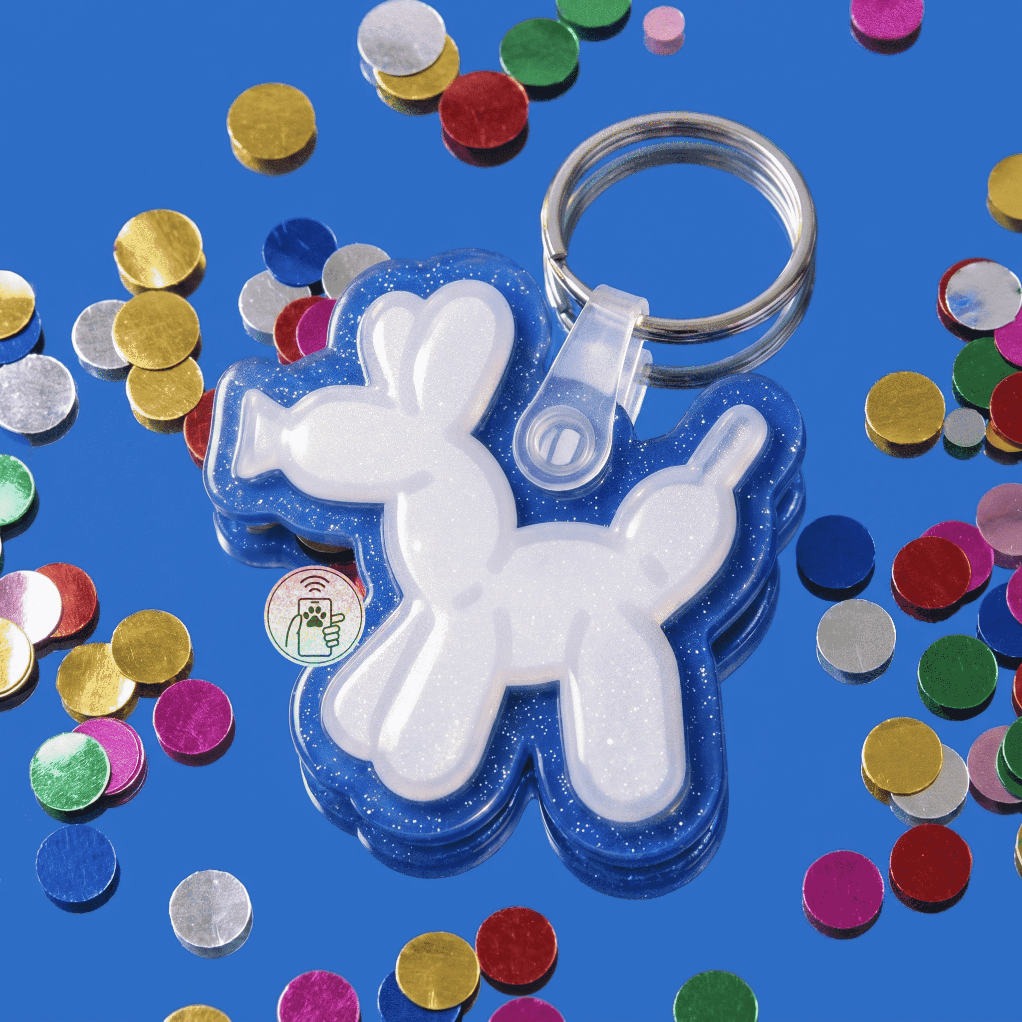 Shiloh's House smart NFC pet tag with free companion Lohji app.