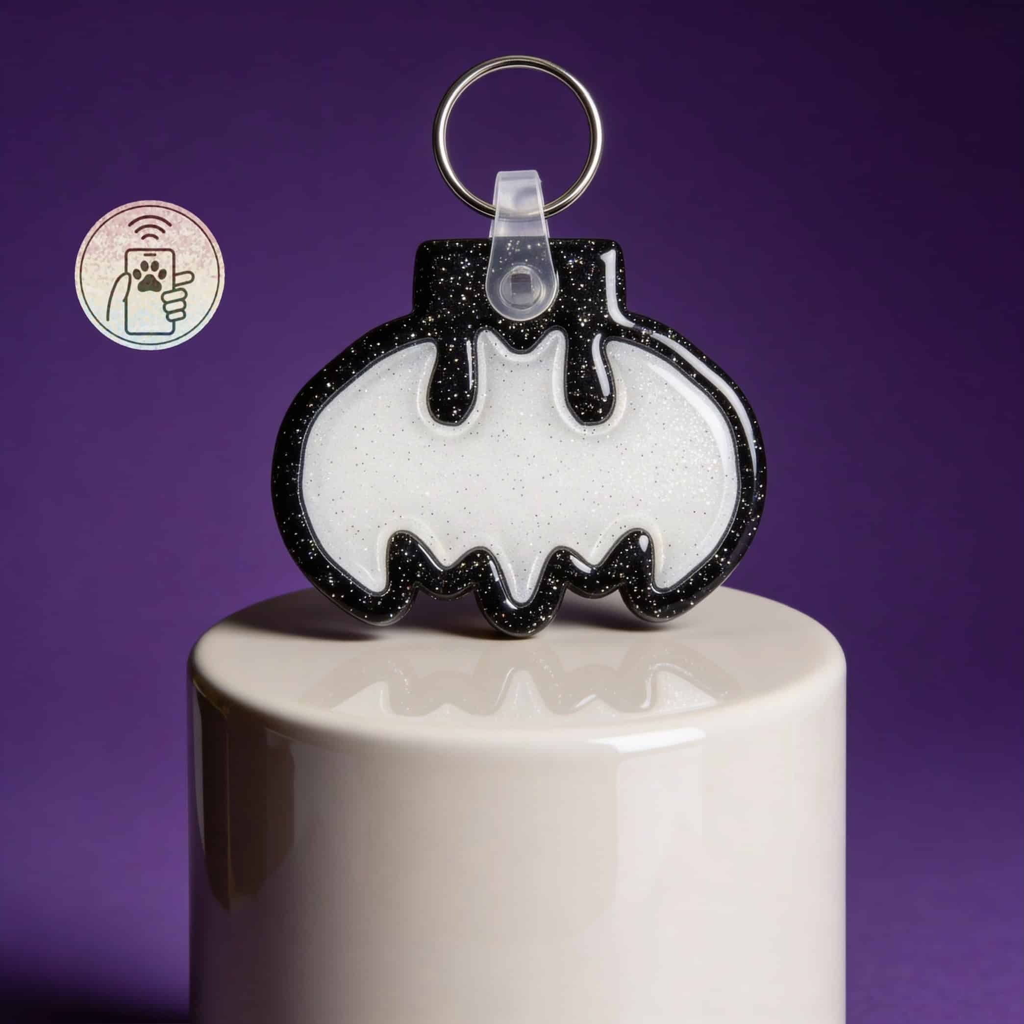 Shiloh's House Smart Pet ID Tag | The Barkman - White | Get Free Lohji App to update your pet's profile in real time - Image 4